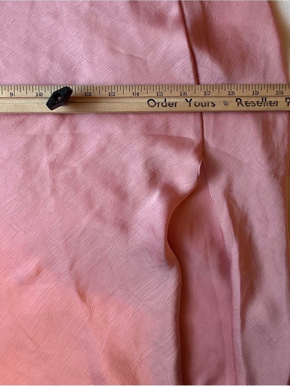 Vintage Victorias Secret Gold Label Pink Nightie Gown Maxi Slip Dress M Slit - Picture 5 of 10